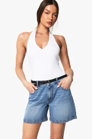 Boohoo Womens Denim Boyfriend Short - - 6