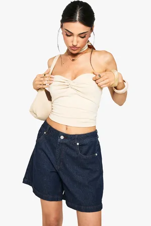 Boohoo Womens Denim Boyfriend Short - - 6