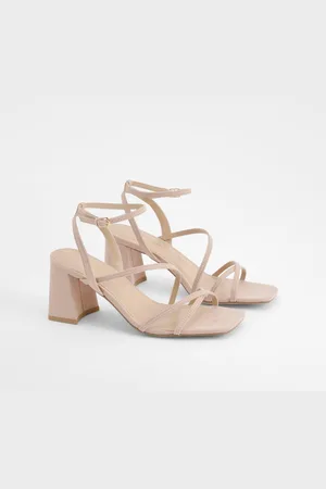 Boohoo Womens Mid Block Heel Strappy Sandals - - 3