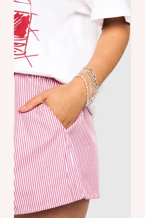 Boohoo Womens 5 Pack Silver Layered Bracelets - - One Size