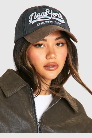 Boohoo Womens New York Embroidered Baseball Cap - - One Size