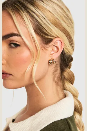 Boohoo Womens Triple Mini Hoop Earrings - One Size