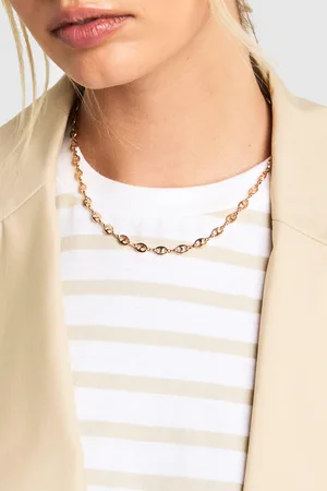 Boohoo Womens Link Detail Necklace - One Size