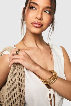 Boohoo Womens Stretch Intertwined Bracelets - One Size