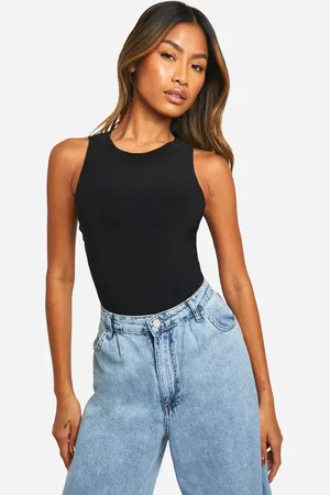 Boohoo Womens Cross Back Bodysuit - - 6