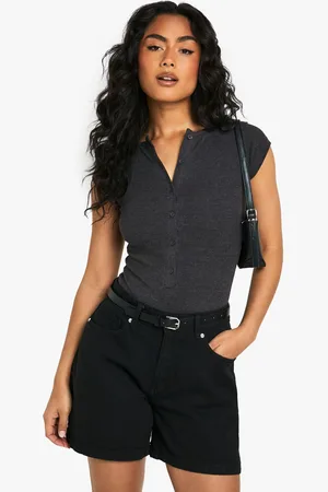 Boohoo Womens Denim Boyfriend Short - - 6