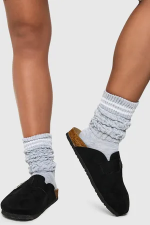 Boohoo Womens Stripe Detail Slouchy Socks - - One Size