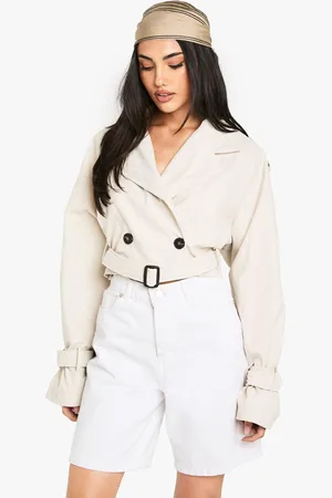 Boohoo Womens Short Trench Coat - - 8