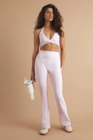 Boohoo Womens Dsgn Studio Supersoft Sculpt Flared Legging - - S