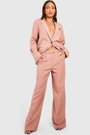 Boohoo Womens Tall Tailored Wide Leg Trousers - - 6
