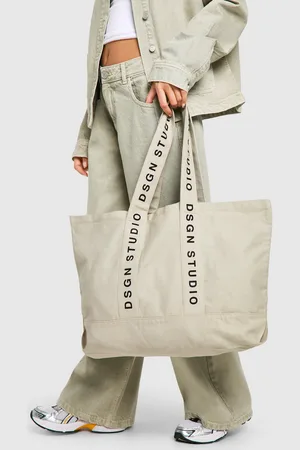 Boohoo Womens Dsgn Studio Slogan Tote Bag - - One Size