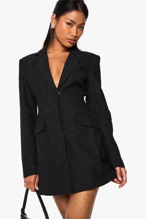 Boohoo Womens Lace Tailored Blazer Dress - - 8