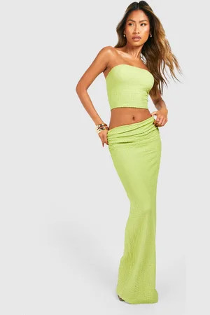 Boohoo Womens Ladder Knit Maxi Skirt - - 6