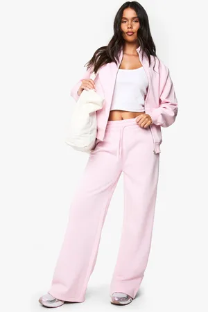 Boohoo Womens Raglan Seam Bomber Zip Through Tracksuit - - S