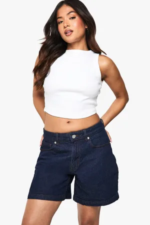 Boohoo Womens Petite Denim Boyfriend Short - - 6