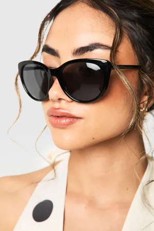 Boohoo Womens Thick Frame Cat Eye Sunglasses - - One Size