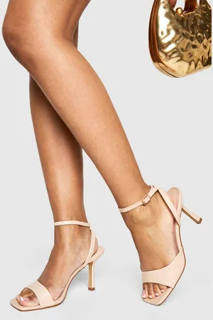 Boohoo Womens Asymmetric 2 Part Heels - - 3