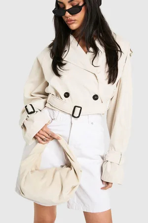 Boohoo Womens Faux Suede Slouchy Grab Bag - - One Size