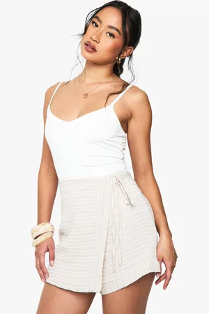 Boohoo Womens Double Layer Slinky Strappy Bodysuit - - 6