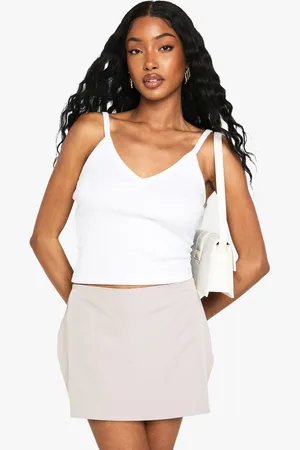 Boohoo Womens Basic Woven Mini Skort - - 6