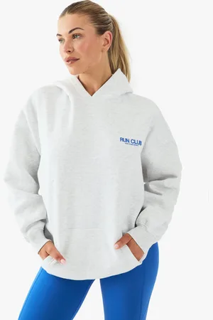 Boohoo Womens Dsgn Studio Sport Run Club Oversized Hoodie - - S