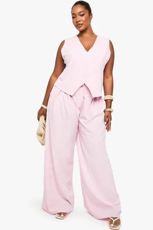 Boohoo Womens Plus Elasticated Back Tailored Trouser - - 16