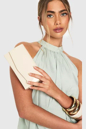 Boohoo Womens Patent Envelope Clutch - - One Size