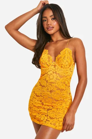 Boohoo Womens Lace Detail Underwire Babydoll - - M
