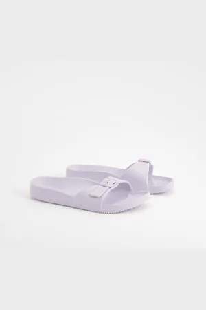 Boohoo Womens Single Strap Chunky Sliders - - 4