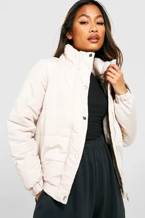 Boohoo Womens Funnel Neck Puffer Jacket - - 10