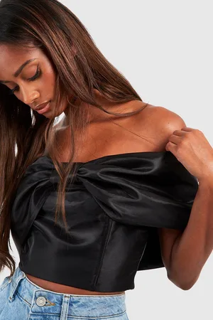 Boohoo Womens Extreme Bow Corset Top - - 14
