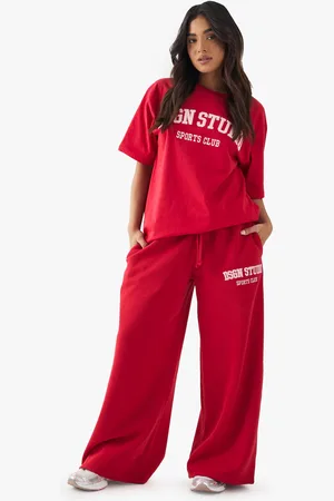 Boohoo Womens Petite Dsgn Straight Leg Jogger - - S
