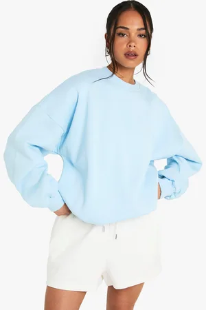 Boohoo Womens Bubble Hem Sweatshirt - - S
