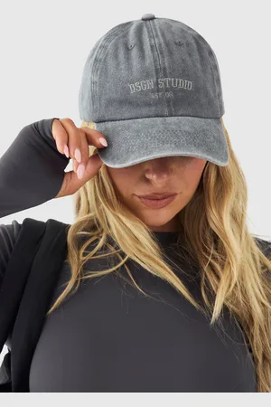 Boohoo Womens Dsgn Studio Embroidered Washed Cap - - One Size