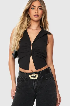 Boohoo Womens Abstract Hardwear Chunky Belt - - One Size