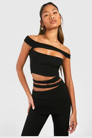 Boohoo Womens Cut Out Bandeau - - 12
