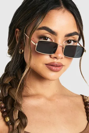 Boohoo Womens Metal Frame Square Sunglasses - - One Size