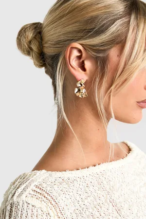 Boohoo Womens Floral Stud Earrings - - One Size