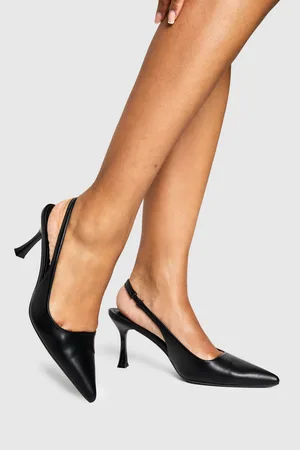 Boohoo Womens Mid Stiletto Slingback Court Shoes - - 3