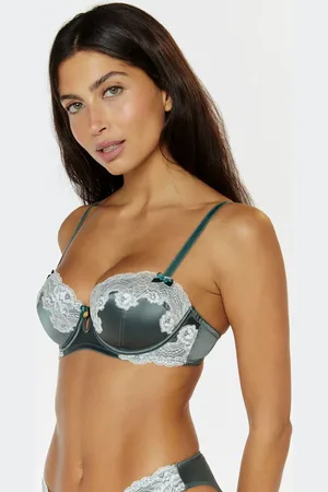 Boux Avenue Etta satin balconette bra - - 30FF