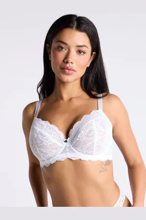 Boux Avenue Mollie lace unpadded balconette bra - - 30DD