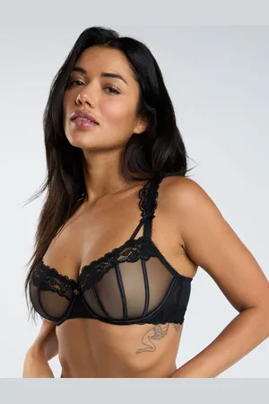 Boux Avenue Jordyn sheer balconette bra - - 30DD