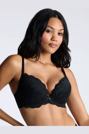 Boux Avenue Mollie lace padded plunge bra - - 28A
