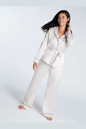 Boux Avenue Luxe satin pyjama trousers - - 08