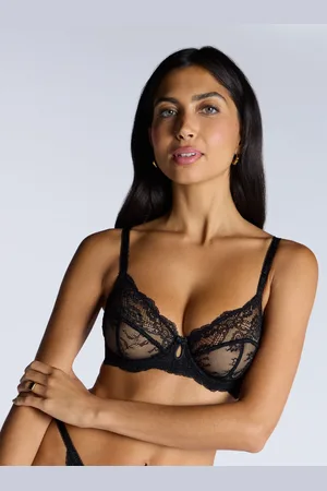 Boux Avenue Gracey sheer balconette bra - - 30D