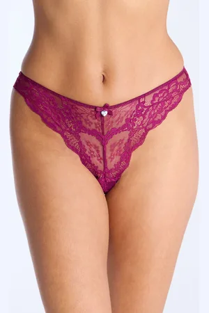 Boux Avenue Mollie lace brazilian knickers - - 18