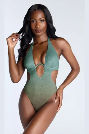 Boux Avenue Ibiza ombre cut out swimsuit - - 30B