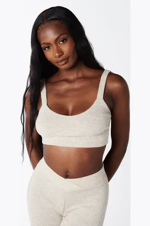 Boux Avenue Leila ribbed crop top - - 12