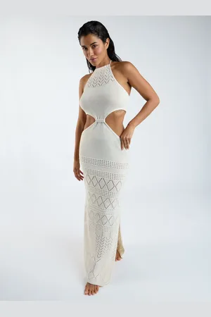 Boux Avenue Knitted cut out maxi dress - - L