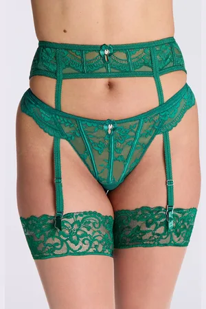 Boux Avenue Jasmine lace suspender belt - - 06